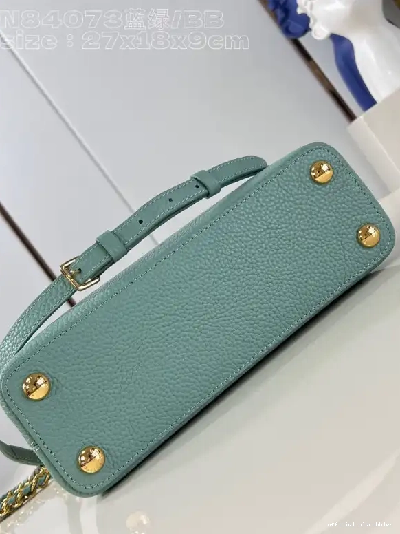Official oldcobbler LOUIS VUITTON BB-29*16.5*9CM CAPUCINES 0616